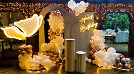 Butterfly Glow Birthday Bash Decor - Image 4