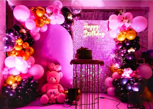 Dazzling Neon Bliss Birthday Decor - Image 3