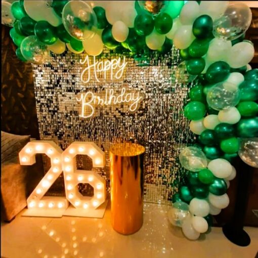 Sequin and Green Birthday Decor - Image 2