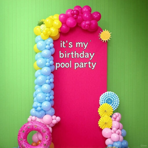 Vibrant Poolside Oasis Decor - Image 3
