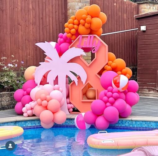 Calm Pastel Pool Party kids birthday theme - Image 5