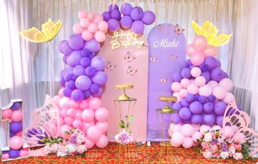 Enchanting Flower & Butterfly Birthday Decor - Image 5