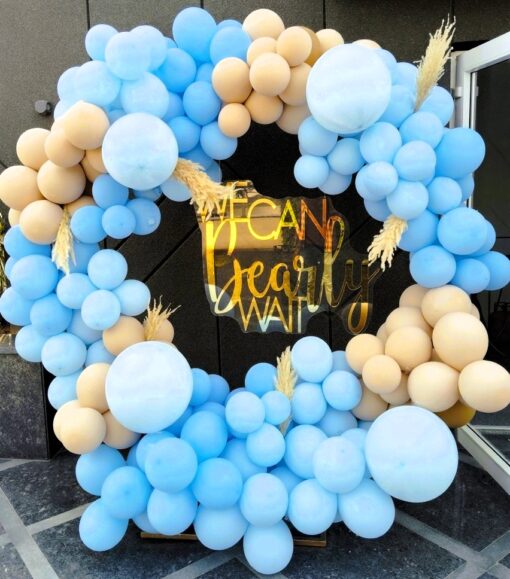Bear-y Excited:Blue & Brown Baby Shower Decor - Image 3