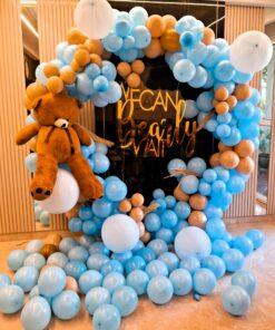 Alternative view of Bear-y Excited:Blue & Brown Baby Shower Decor