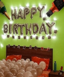 Bedroom & Hall Birthday Balloon Decor