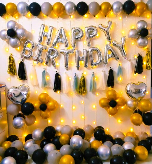 Black & Gray Birthday Elegance - Image 2