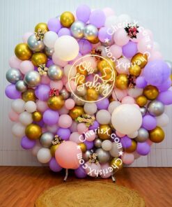Blossom Balloon Wall Baby Shower Decor