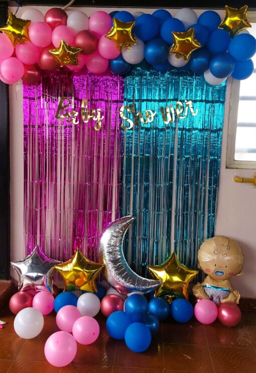 Blue & Pink Baby Shower Decorations - Image 3