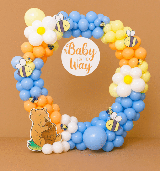 Buzzing with Joy: A Winnie the Pooh Baby Shower Decor