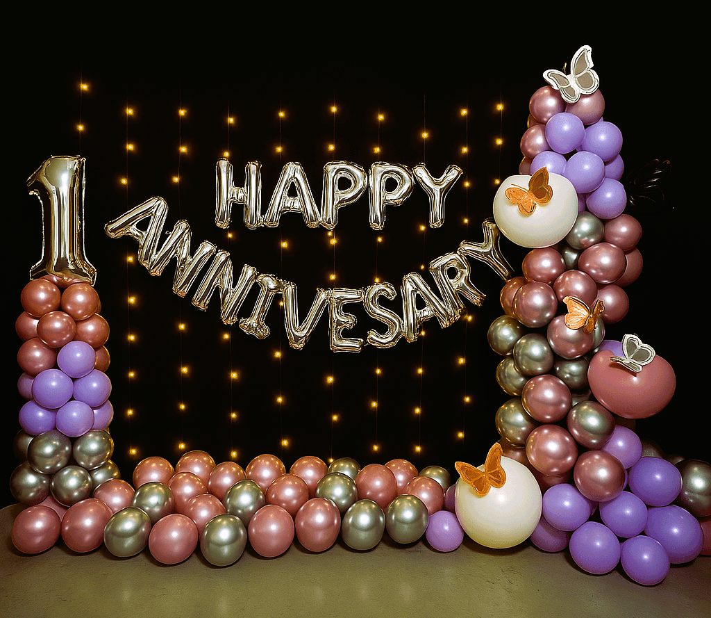 Celebrate Love - Lavender Rose Extravaganza Anniversary Decor