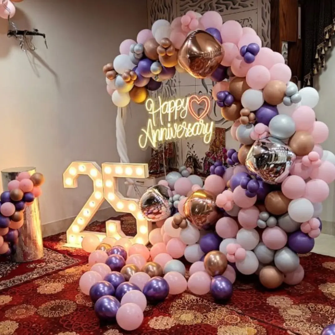 Celebrate Love - Lavender Rose Extravaganza Anniversary Decor - Image 3