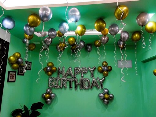 Chrome Balloon Decoration Surprise - Image 2
