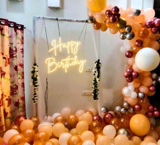 Classy & Trendy: Neon Lights Birthday Decor - Image 5