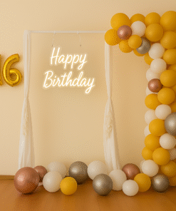 Classy & Trendy: Neon Lights Birthday Decor