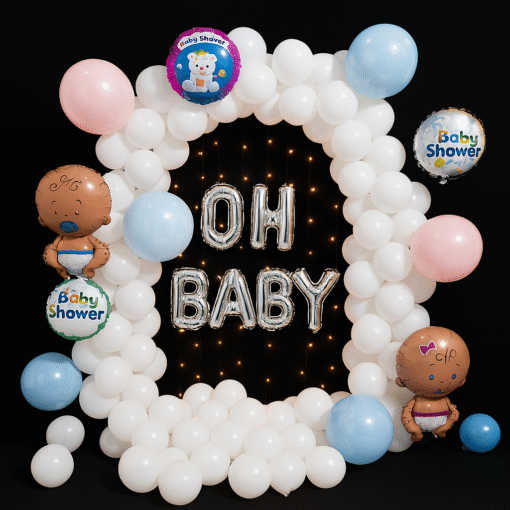Embrace Calmness : Pure Serenity Baby Shower Decor