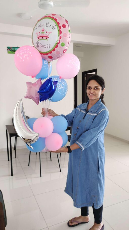 Cute Baby Shower Balloon Bouquet - Image 2