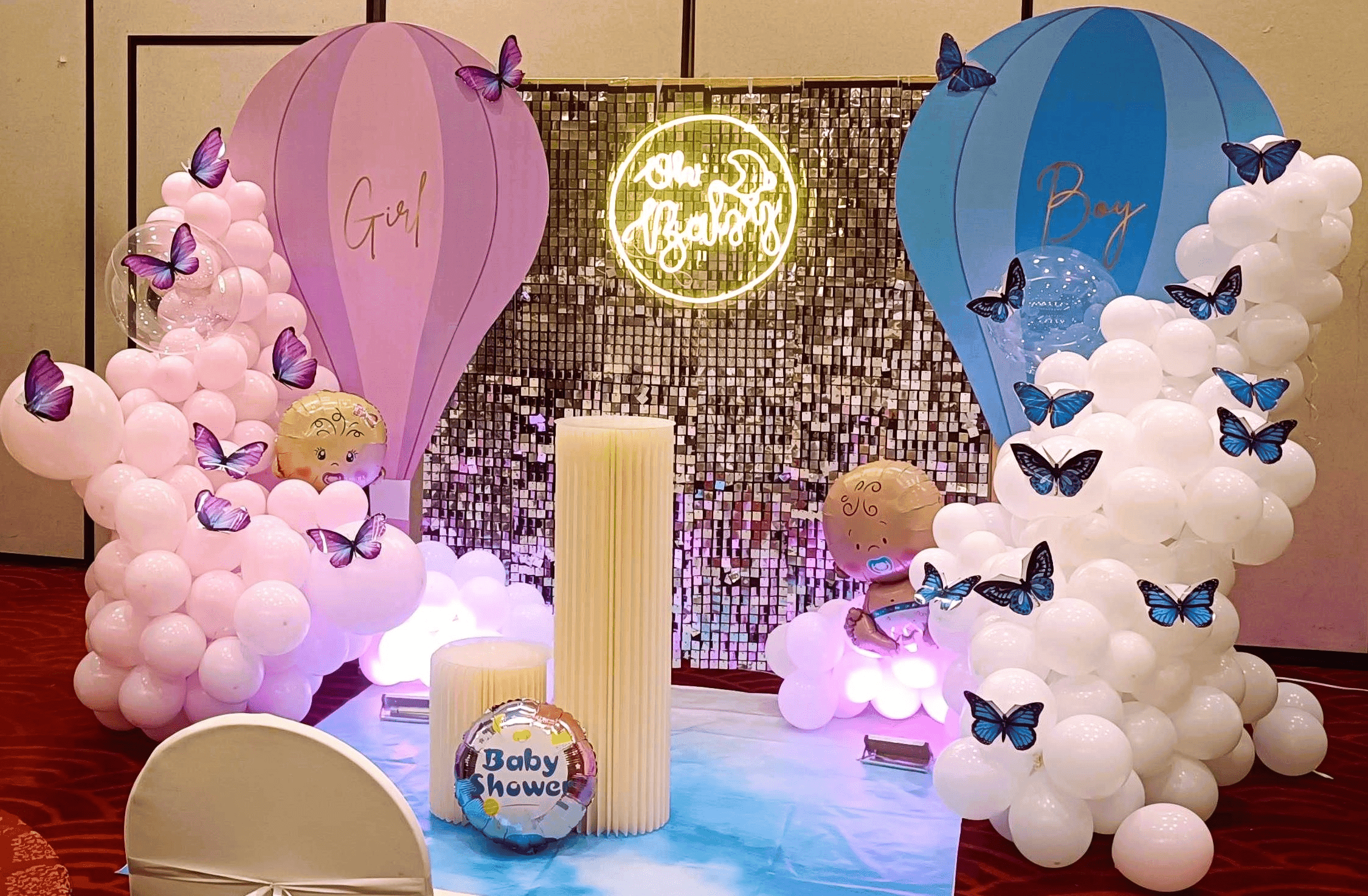 Dreamy Sky Baby Shower Decor - Image 2