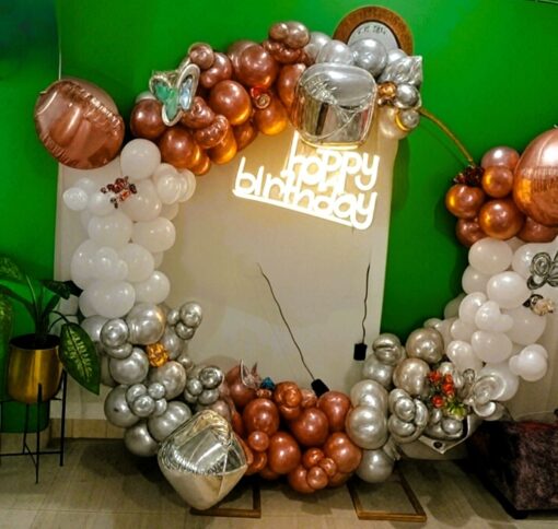 Elegant Metallic Ring Birthday theme - Image 3