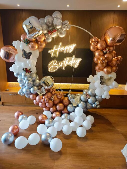 Elegant Metallic Ring Birthday theme - Image 4