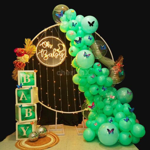 Enchanted Mint: A Pastel Green Paradise Baby Shower