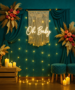 Enchanting Boho Baby Shower & Maternity Decor