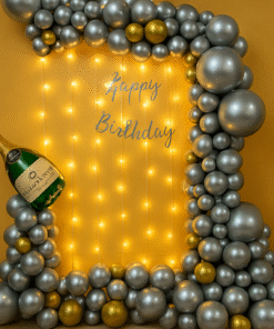 Enticing Birthday Balloons Arc Decor