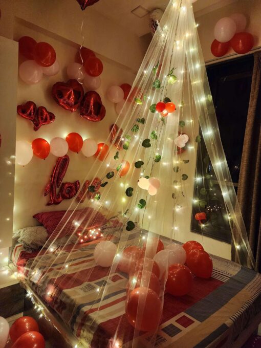 First Night Red Balloon Canopy Decor - Image 6