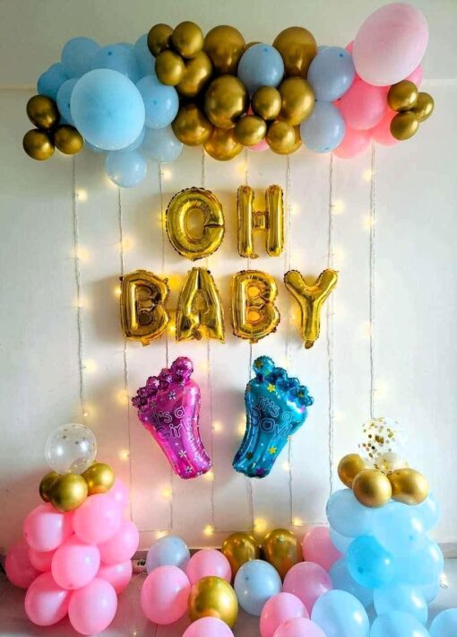Gilded Baby Shower & Welcome Decor - Image 3