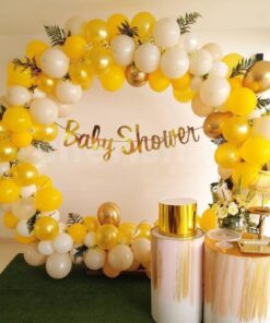 Gold Baby Shower Decor