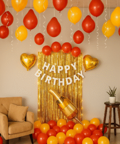 Golden & Red Birthday Perfection