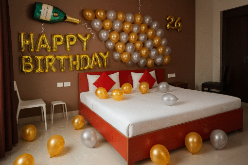 Golden & Silver Champagne Birthday Bash