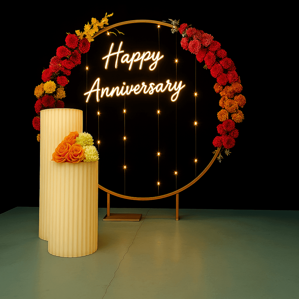 Golden Splendor: Unforgettable Anniversary Decorations