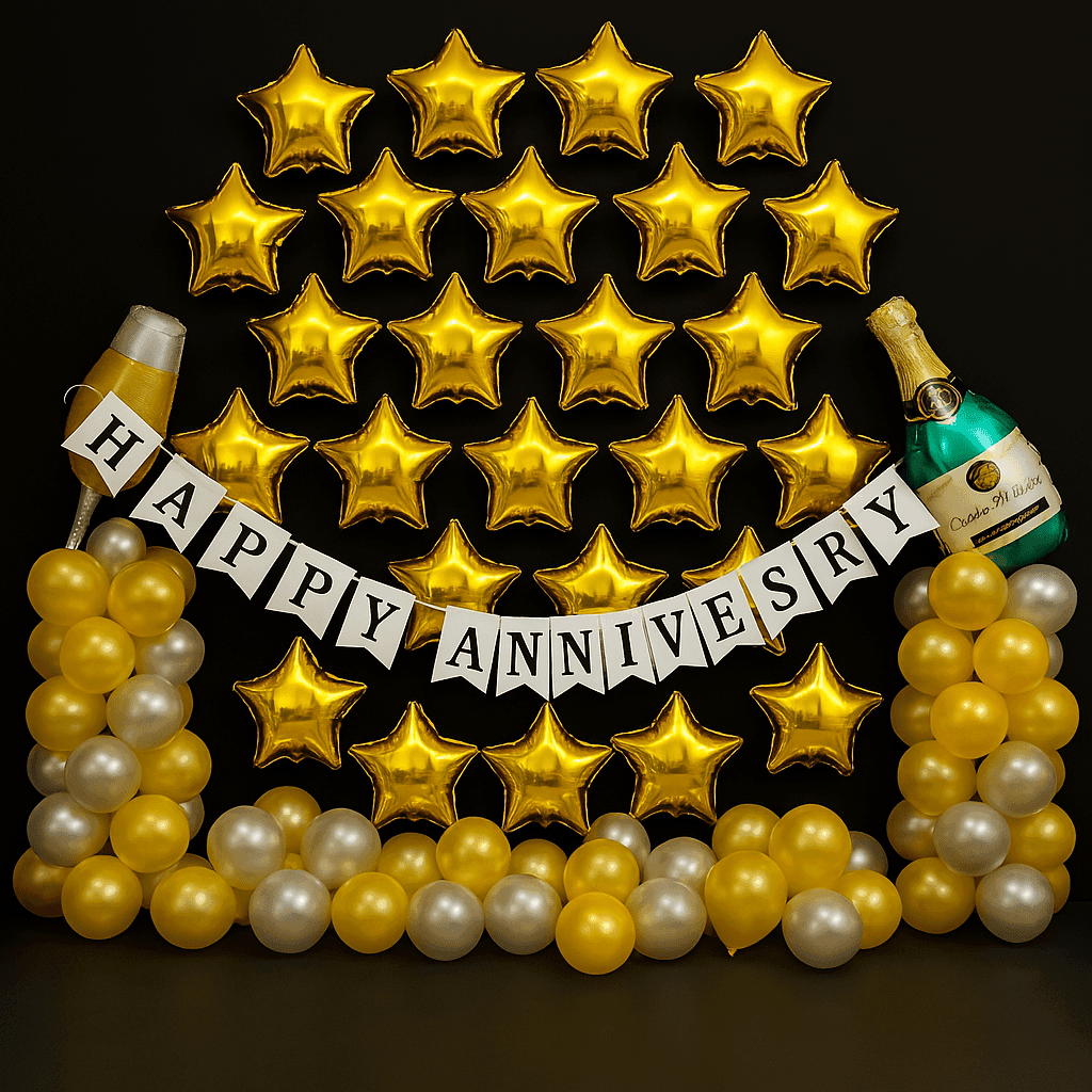 Golden Surprise Anniversary Theme