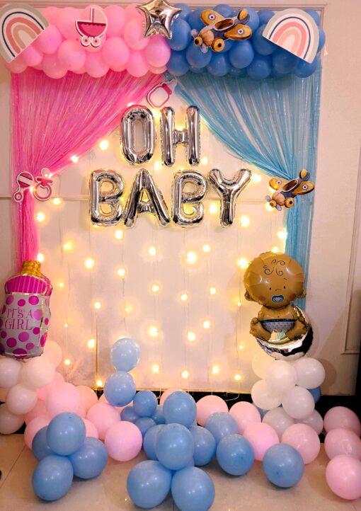 Pastel Pink & Blue Baby Shower decor - Image 3