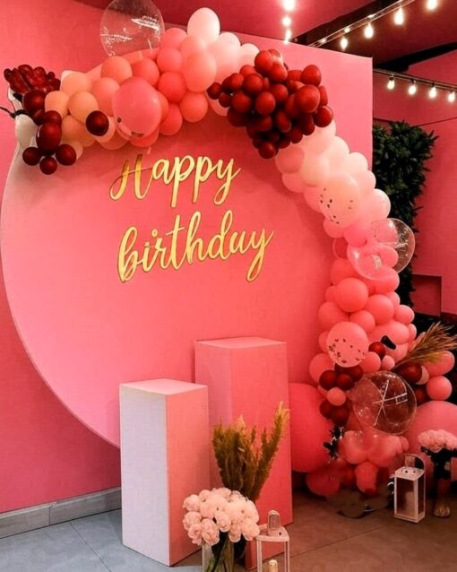 Grand Rose Gold Birthday Decor
