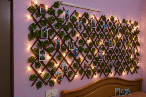 Heartfelt Photo Memory Lane Decor
