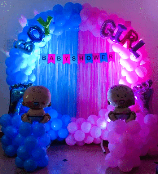 Him & Her Baby Shower Decor - Image 4