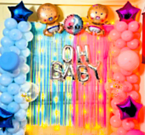 Him & Her Baby Shower Decor - Image 3
