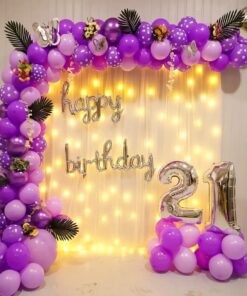 Golden Lavender Dreamscape Birthday Decor