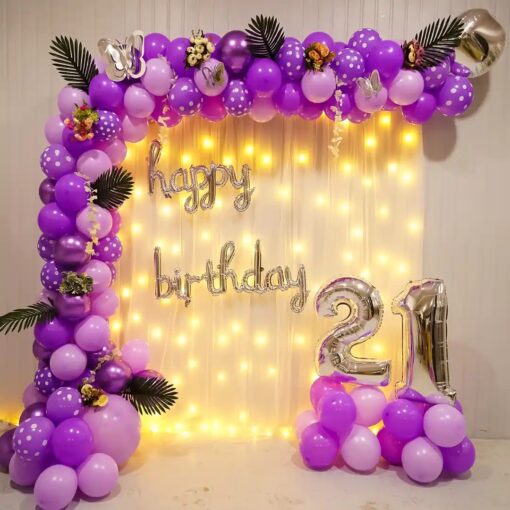 Golden Lavender Dreamscape Birthday Decor