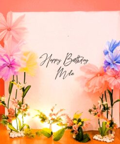 Luxurious Floral Birthday Decor