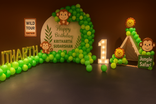 Multi-color Birthday Balloon Theme - Image 2