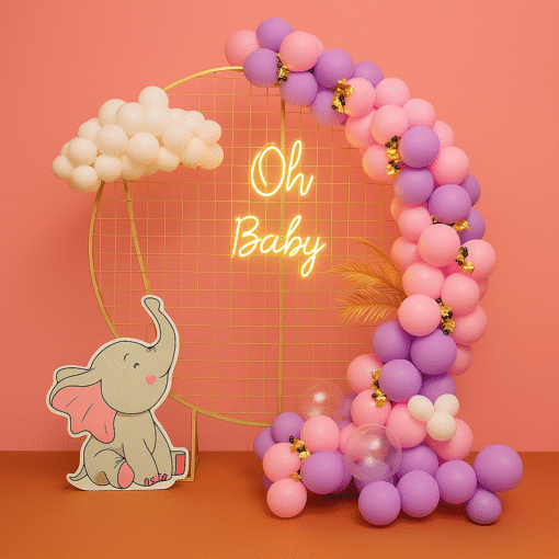 Oh Baby : Baby Elephant Pastel Decor
