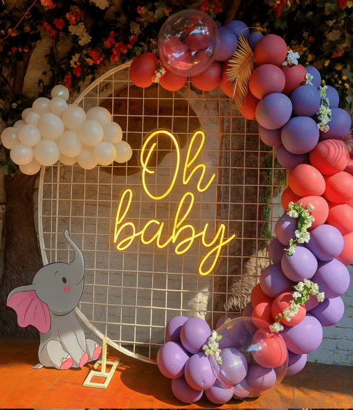 Oh Baby : Baby Elephant Pastel Decor - Image 3