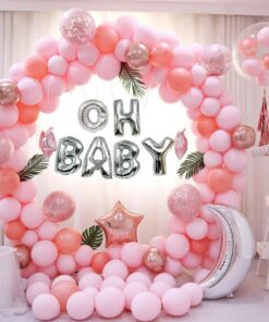 Oh Baby Pink Baby Shower Decor