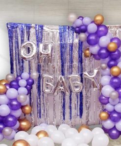 Oh Baby Purple Theme Decor