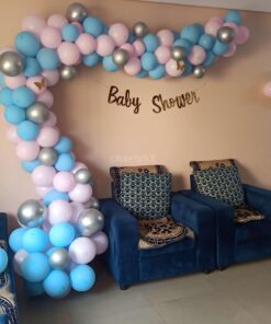 Pastel Balloons Baby Shower Decor