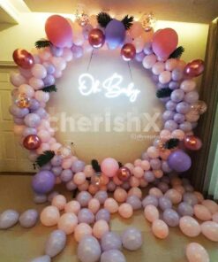 Pastel Pink and Purple Oh Baby Decor
