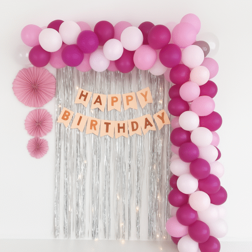 Pink and Silver Birthday Bliss Decor - Image 2