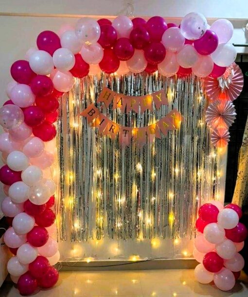 Pink and Silver Birthday Bliss Decor - Image 3